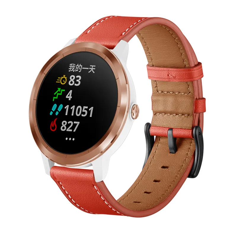 3 в 1 упаковка ремешок для часов из натуральной кожи Garmin Vivoactive спортивные полосы +