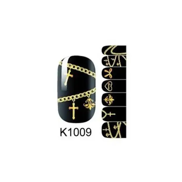 Chivanoor Nail Polish Glue Strips Self Adhesive Cross Decals Sticker | Красота и здоровье