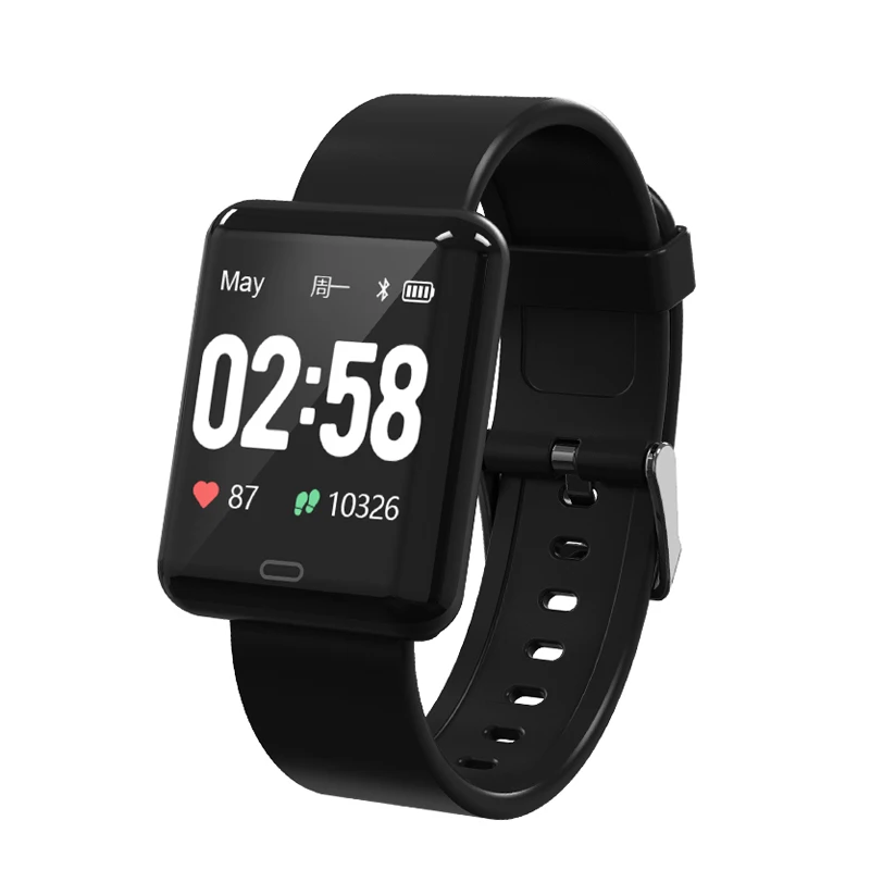 F5 Ultra Thin Smart Watch Heart Rate Monitor Blood Pressure Sport Activity Fitness Tracker