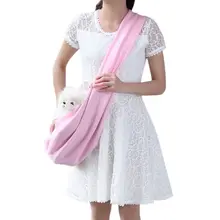 Сумка для переноски собак собака мелких пород слинг сумки для переноски собак полиэстер рюкзак на одно плечо