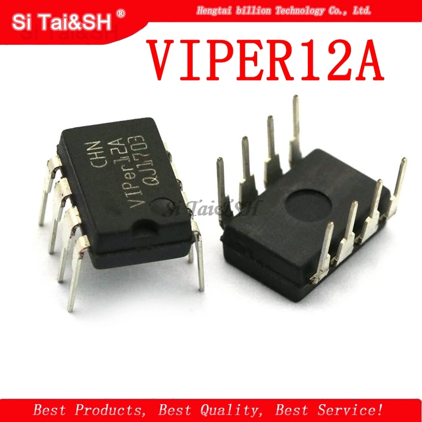 

VIPER12A VIPER12A LCD DIP - 8-100% good 10PCS/LOT