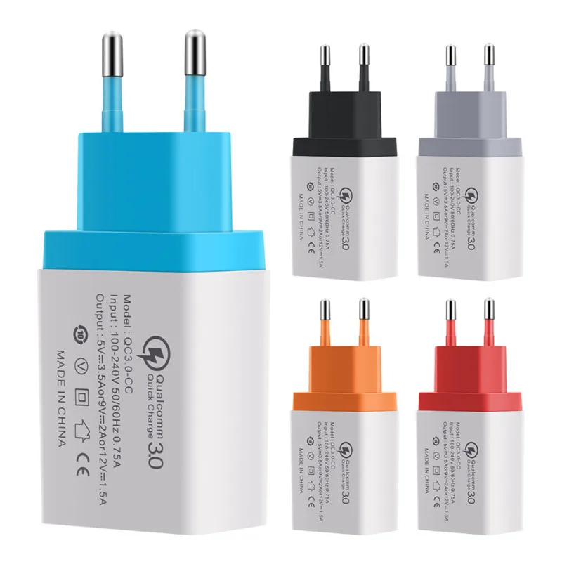 

High Quality 1PCS Quick USB Charge QC 3.0 Fast Charger Adapter Smartphone Travel Phone Charger
