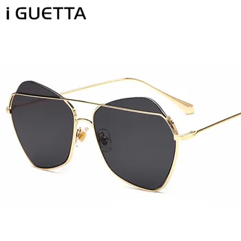 

iGUETTA Fashion Cat Eye Sunglasses Women Brand Designer Metal Glasses Frame Fashion Women 2019 Oculos De Sol Feminino IYJB134