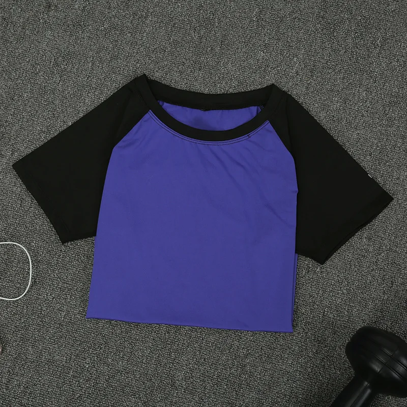 New hot fitness yoga clothes ladies quick dry running short sleeve sports bodybuilding short-sleeved T-shirt wholesale New hot fitness yoga clothes ladies quick dry running short sleeve sports bodybuilding short-sleeved T-shirt wholesale