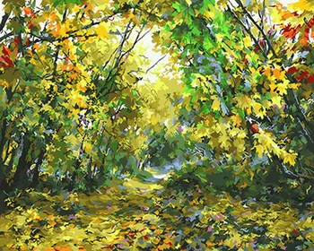 

Unframe diy picture oil paintings by numbers paint by number for home decor canvas painting 5065cm