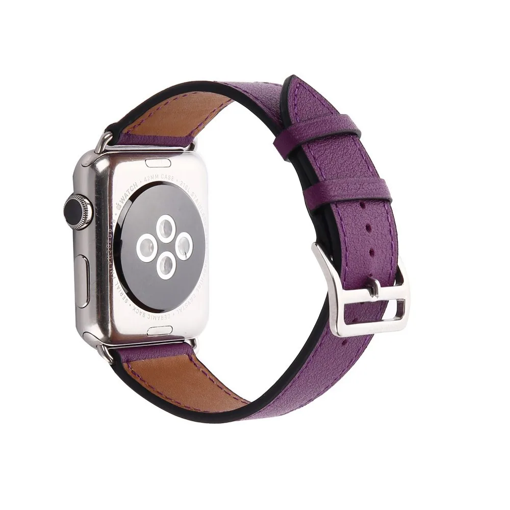 Genuine Leather strap For Apple watch band apple watch 5 4 3 band 44mm/40mm Iwatch series 5 4 3 2 1 42mm 38mm bracelet watchband