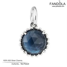 Оптом серебро установленной пробы 925 шарма ювелирных изделий темно-синий кристалл бусинки в форме звёздочек для создания браслета своими руками аксессуары