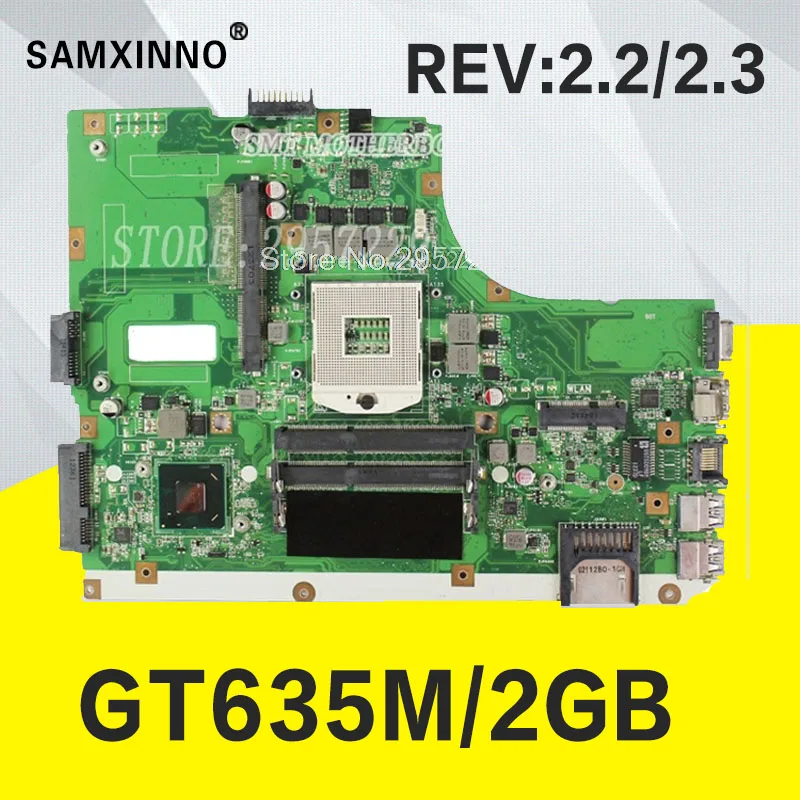 K55VJ Motherboard GT635M-REV:2.0 For ASUS A55V K55V K55VM K55VJ laptop Motherboard K55VJ Mainboard K55VJ Motherboard test OK K55VJ Motherboard GT635M-REV:2.0 For ASUS A55V K55V K55VM K55VJ laptop Motherboard K55VJ Mainboard K55VJ Motherboard test OK
