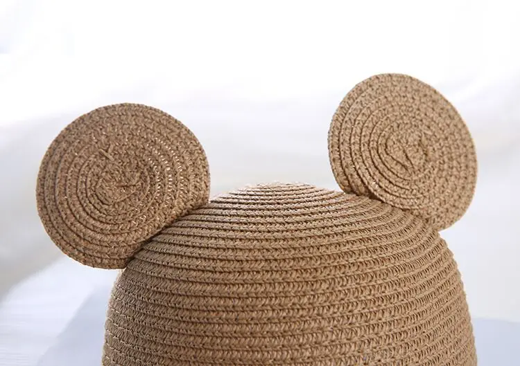 MAERSHEI милые дети девочки соломенная шляпа бант Детские шляпы от солнца с большими полями Пляж Лето канотье пляж лента круглый плоский топ шляпа Федора