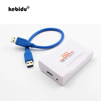 

kebidu High Quality USB 3.0 Capture Video Capture HD For Live Streaming Record 1080p For Windows 7 8 10 MAC OS X Linux Hot Sale