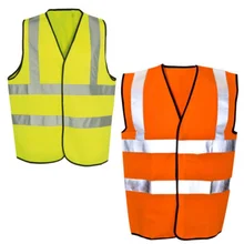 Желтый или оранжевый Hi Vis, чтобы вы были заметны высокая видимость светоотражающий жилет высокое черного латекса, обеспечивающие Безопасность Светоотражающие платье-майка для девочек, сумка на плечо
