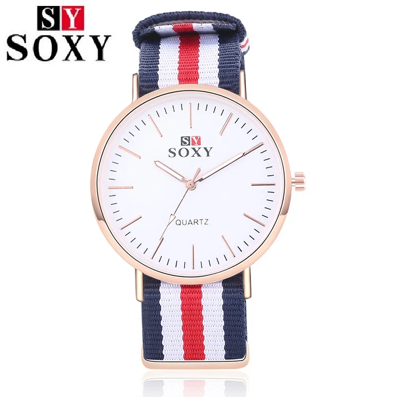 2016 mens watches top brand luxury DW Nylon Watches Quartz Watches Men