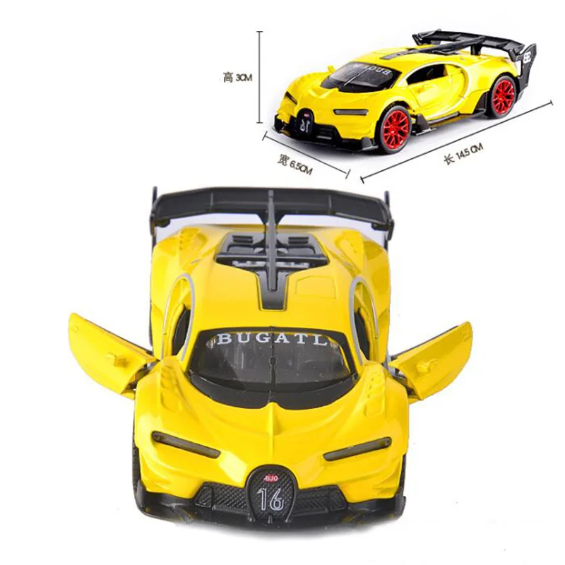Модель автомобиля Bugatti Veyron GT масштаб 1:32 14 5 см|Наземный транспорт| |