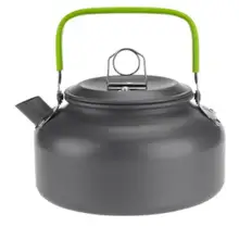 Высокое качество 0.8L/1.2L алюминиевый уличный походный Портативный Кофе чайник туристический котелок туристское снаряжение