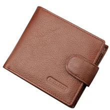 

Leather Wallet Men Leather Wallets Male Purse Money Credit Card Holder Genuine Coin Pocket Brand Design Money Billfold Clutch