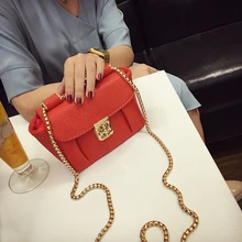 Livraison gratuite, 2017 nouveaux sacs à main, chaîne de mode sac de messager, unique épaule diamant treillis rabat, simple tendance femmes sac.