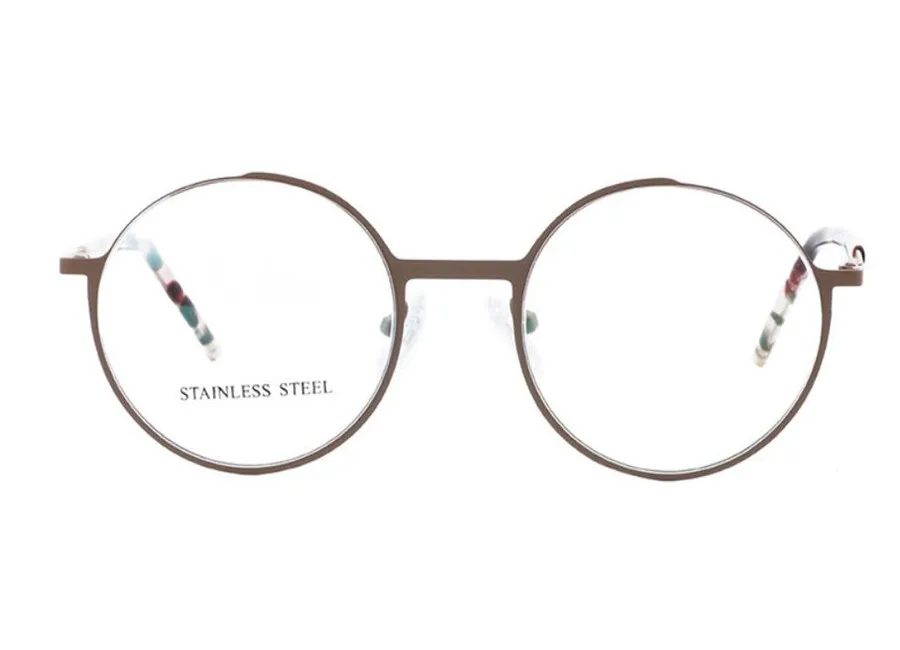 MONGOTEN ретро унисекс Мода полный обод из нержавеющей стали асферическая линза оптические очки против усталости очки для чтения