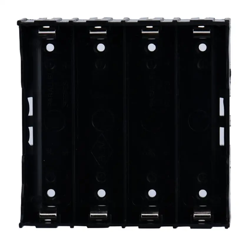 

1pcs DIY Black Storage Box Holder Case For 4 x 18650 3.7V Rechargeable Batteries Dropshipping Apr 4