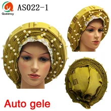 Queency Новые поступления в африканском стиле Авто геле уже ASO OKE Headtie теплая женская шапка для Свадебные и вечерние экспресс- Dhl AS022