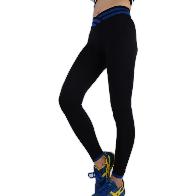 

Besgo Sexy High V-waist Stretched Women's Sports Pants Gym Fitness Running Tights Women Yoga Leggings Fitness fit 42-68 kg