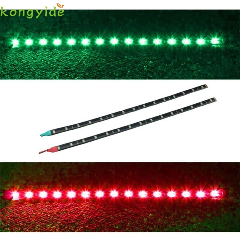 

High Quality 2x Boat Navigation LED Lighting RED & GREEN Waterproof Marine LED Strips