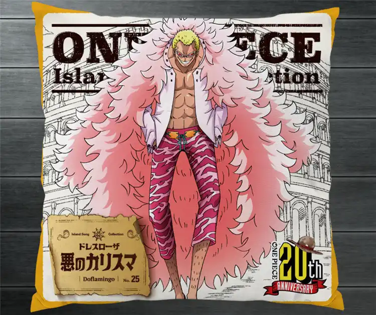 Anime One Piece Joker Donquixote Doflamingo Two Side 40x40cm Pillowcase Pillow Case Cover Cosplay Manga Bed Sofa Car Decor New Aliexpress