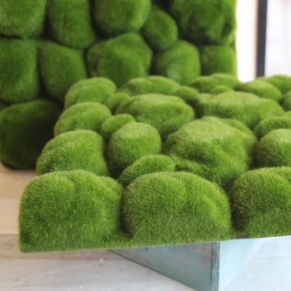 

Micro Landscape Creative Simulation Moss Fake Stone Ecological Bottle Decorative Lawn Moss 33x33cm