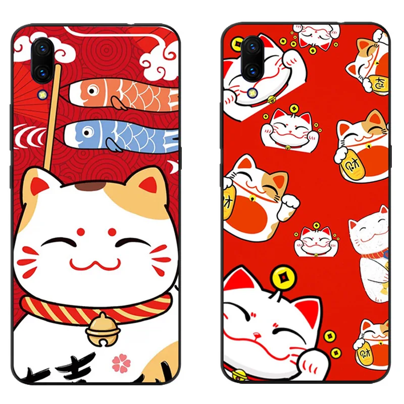 6 3 &quotдля vivo Y97 чехол Lucky cartoon мягкий для Y97A A телефона Чехлы vivoY97 задняя крышка fundas