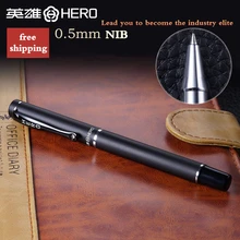 Металлическая роликовая ручка с драгоценными камнями, матовая черная шариковая ручка, канцелярские принадлежности для офиса и школы с черными чернилами