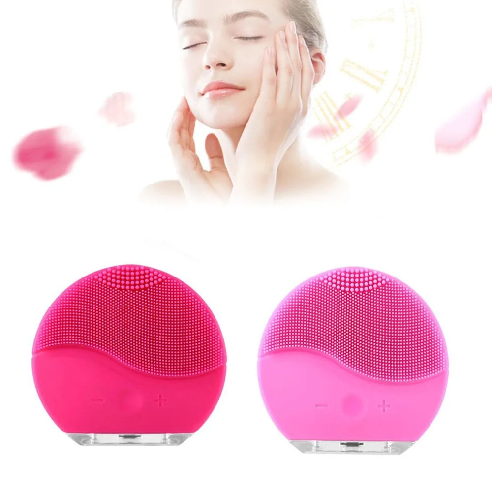 NEW Ultrasonic Electric Facial Cleansing Brush Face Washing USB