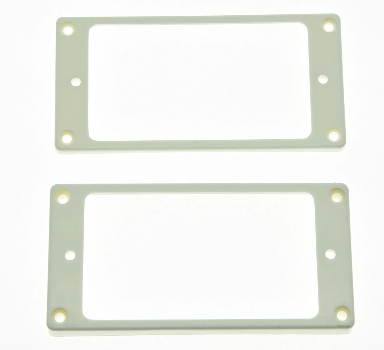 

2pcs White Humbucker Pickup Ring Curved Bottom Base Frame fits Epi LP Les Paul Guitar