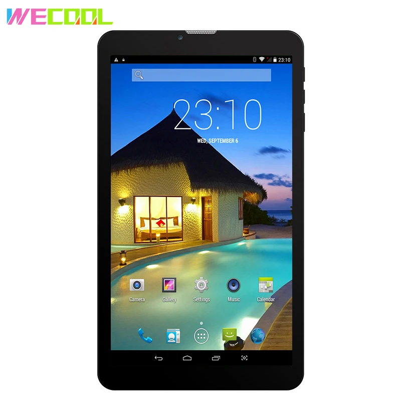 2017 WeCool 7 дюймов 3g и gps Планшетный ПК с ips экраном 1024X600 Разрешение Android OS 8 Гб MTK6582