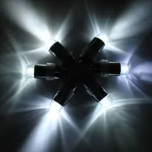 Настоящие Замороженные 30 шт мини светодиодные фонари для бумажных фонарей цветочное украшение в середине стола для свадеб Эйфелева стекло вазы как праздничные принадлежности