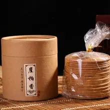 48 шт./кор. Будды спиральный ладан Индийские благовония настоящий Сандал аромат спиральный ладан в помещении буддийские благовонная катушка сандаловое дерево