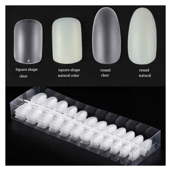 

288Pcs/set Fashion Matte False Nails full nail Tips Patch Pure Color Artificial Chip French Nail Art Extensions Accessories