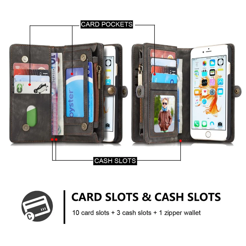 Многофункциональный флип Кошелек из искусственной кожи чехол для телефона сумка