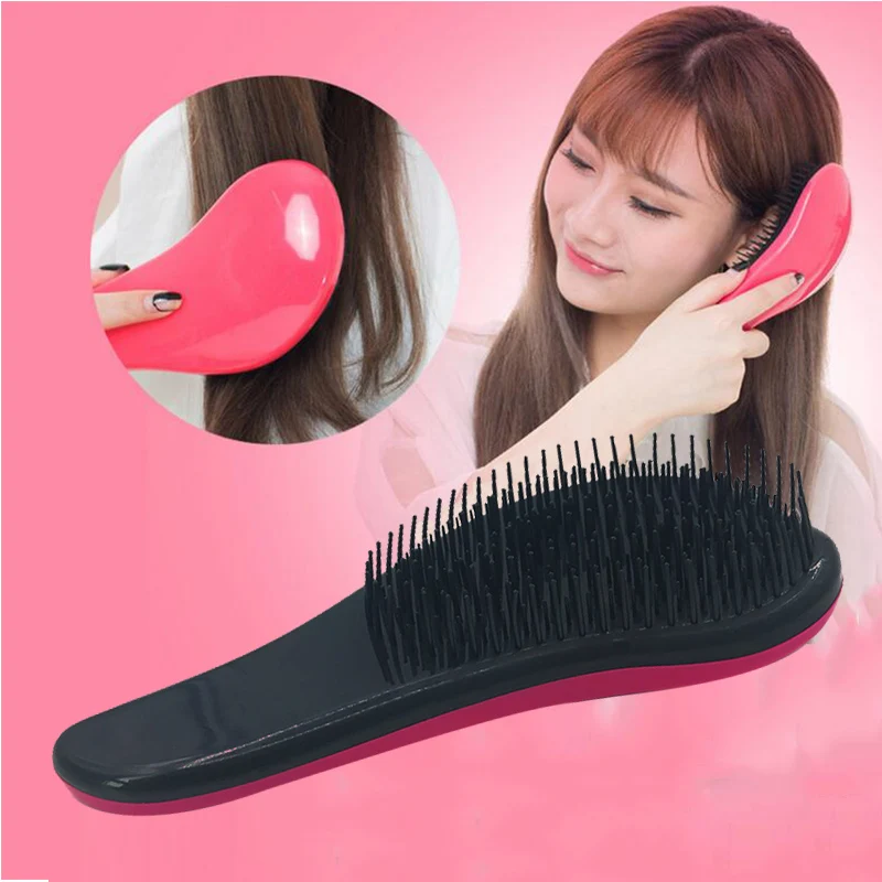 Magic Handle Tangle Detangling Comb Shower Hair Brush Detangler Salon