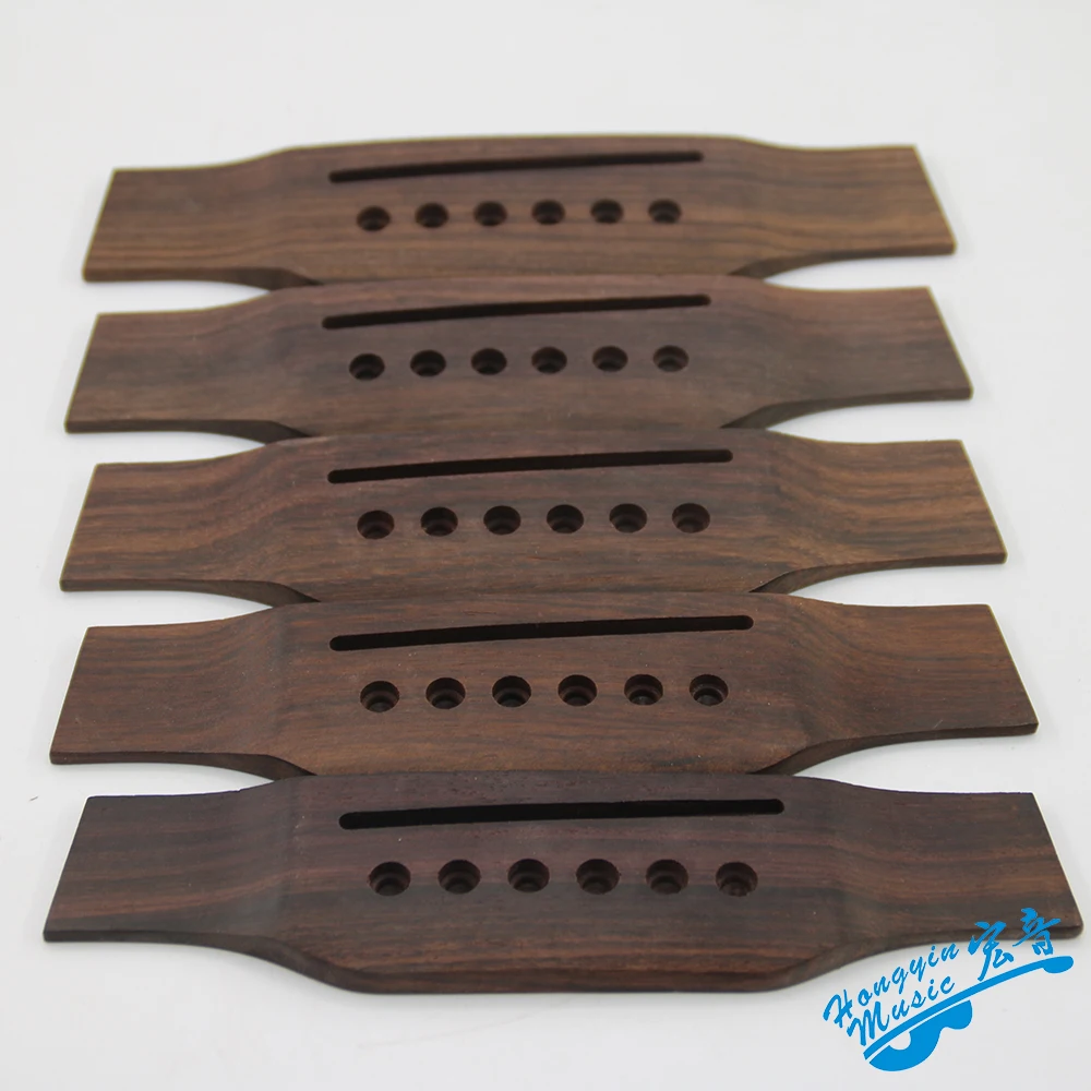 Indian Rosewood Acoustic Guitar Bridge Replacement Parts High Quality