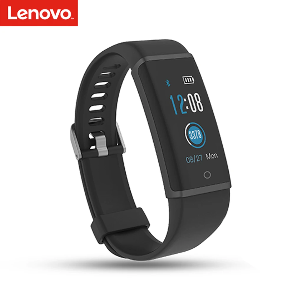 

Lenovo HX03F Smart Wristband Waterproof IP68 Bluetooth 4.2 Bracelet Heart Rate Monitor Touch Screen Smartwatch for iOS Android