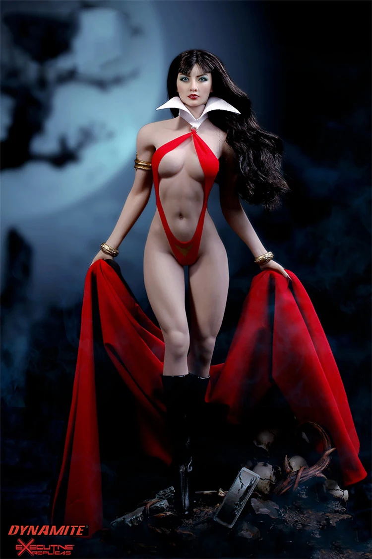 

Action Figure Colletible Model Toys With Seamless Body In Stock 1/6th TBLeague Scale Vampirella Asian Version