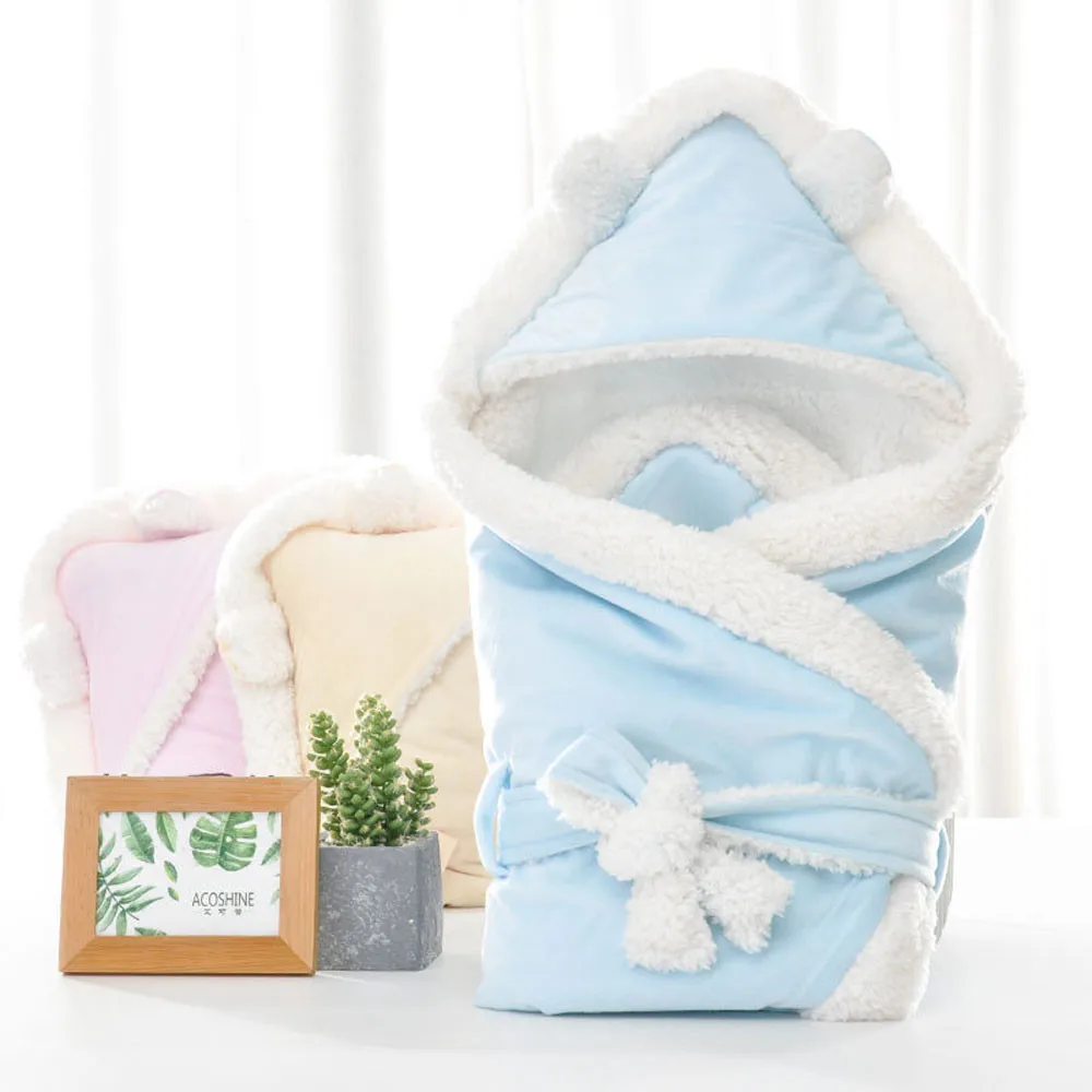 

Autumn Winter 0-1 Years Old Baby Blankets Newborn Cartoon Baby Swaddle Newborn Babies Anti-kick Sleeping Blacket Elodie Details