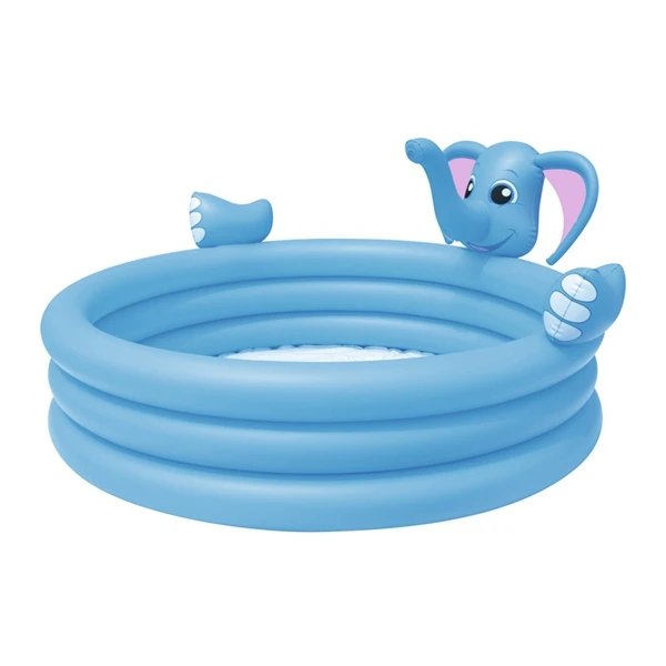 Надувной 3-Кольцо Слон спрей плавательный бассейн играть Дети летние водонепроницаемые плавать Игры Сад Открытый земли весело плот