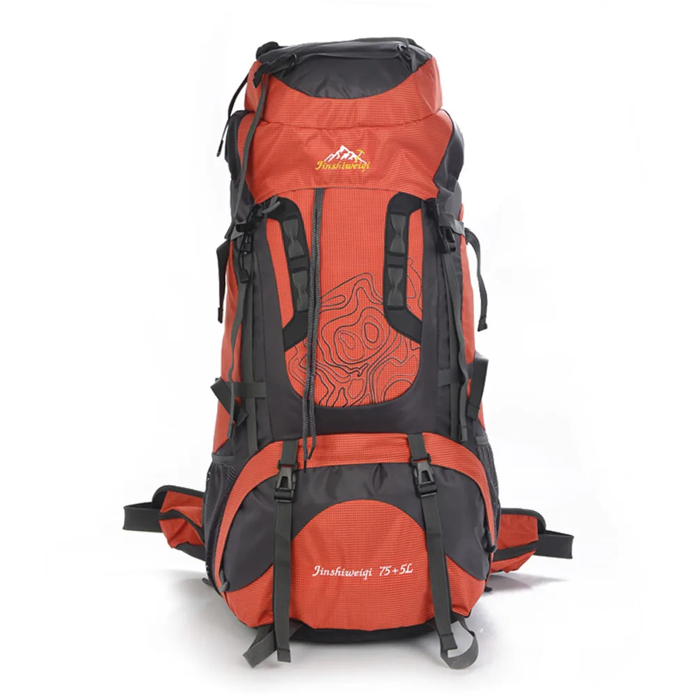 

80L Camping Travel Backpack Nylon Waterproof Hiking Backpacks Outdoor Climbing Bag Man's Backpack Women Sports Bag