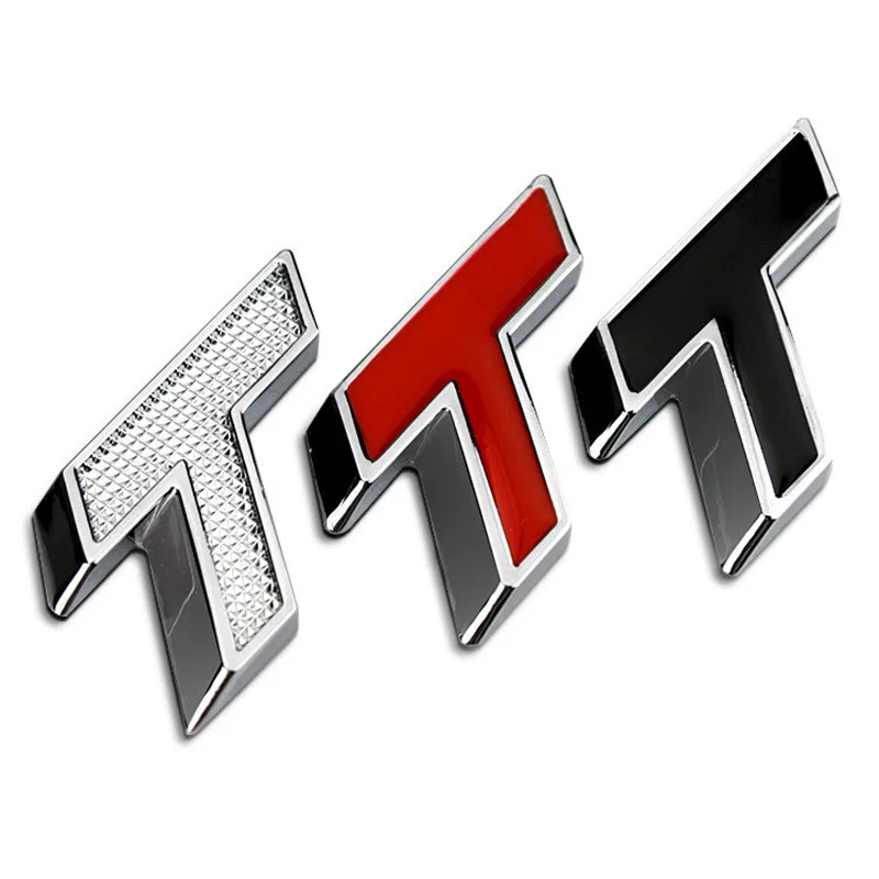 

T Turbo Supercharging Chrome Metal Car Styling Emblem Badge Refitting Exterior Cool Decal Logo 3D Sticker for Chevrolet Cruze