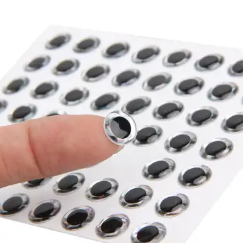 

100pcs Fishing Goods 3d Eyes for Fishing Lures for Making Fishing Bait Simulation Fly Fishing Crank Bait DIY Fishing Accessories