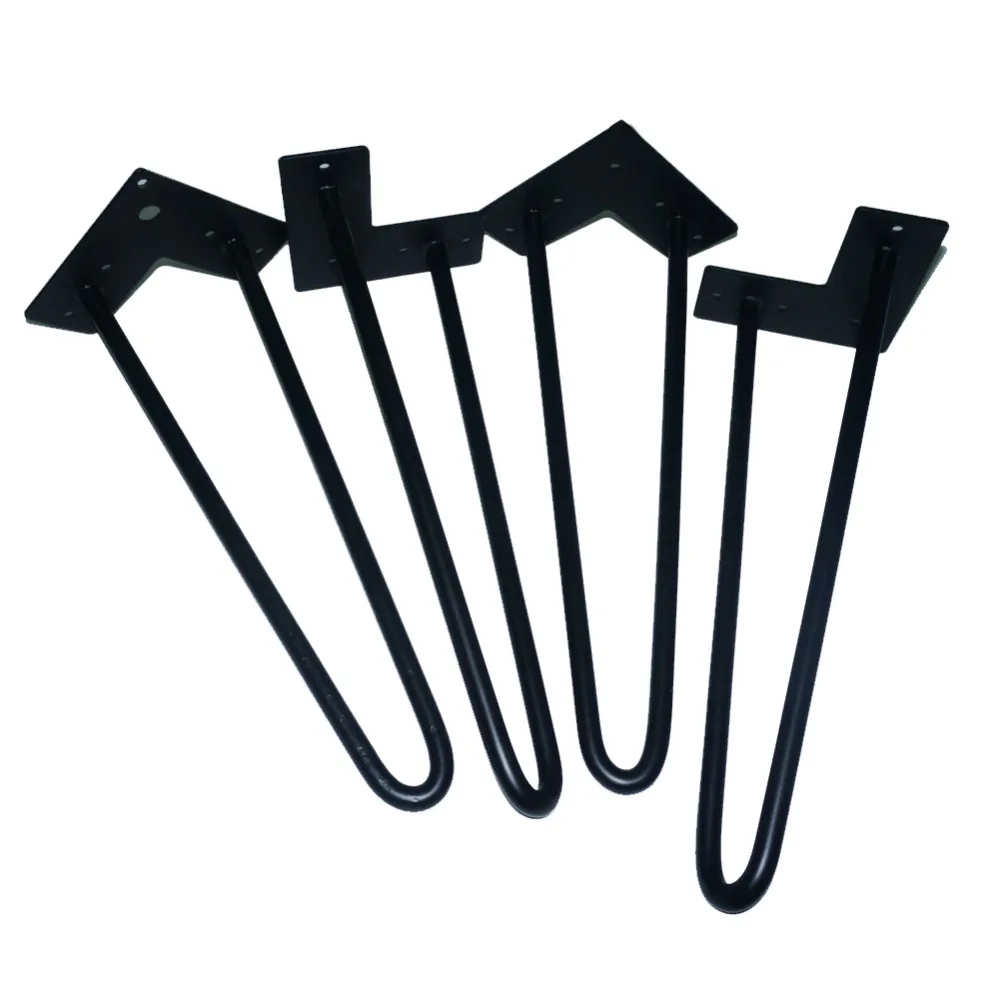 Angled-36cm-coffee table hairpins,1/2 Solid Metal Bar Hairpin Table Legs Set of 4 (4pcs) ,Mid Century Modern furniture legs free shipping 36cm coffee table hairpins 1 2 solid metal bar hairpin table legs set of 4 4pcs