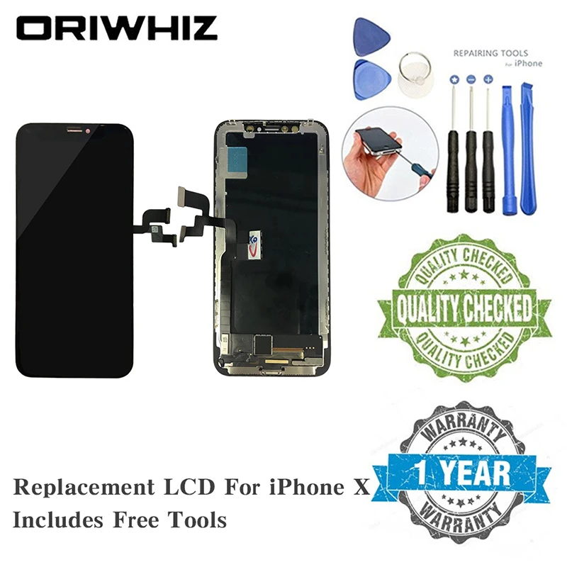 

New Arrival Replacement Screen for iPhone X LCD Digitizer Assembly Touch Screen Stock Available Black Grade AAA