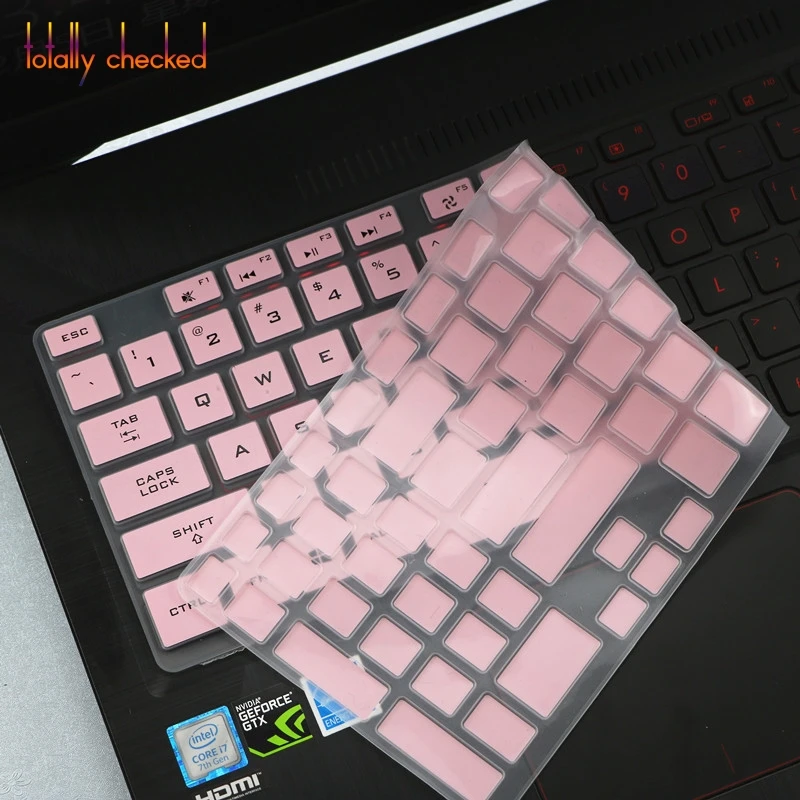 15,6 дюйм чехол для клавиатуры защита для ноутбука для ухода за кожей кожи ASUS ROG Зефир м GU501GM GU501 GU501G GM501GS GM501 GM501GM gm501g - Цвет: pink