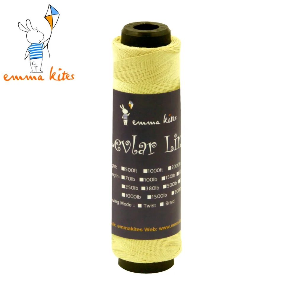 Twist Kevlar Line 1000ft 70lb Kite Line ...