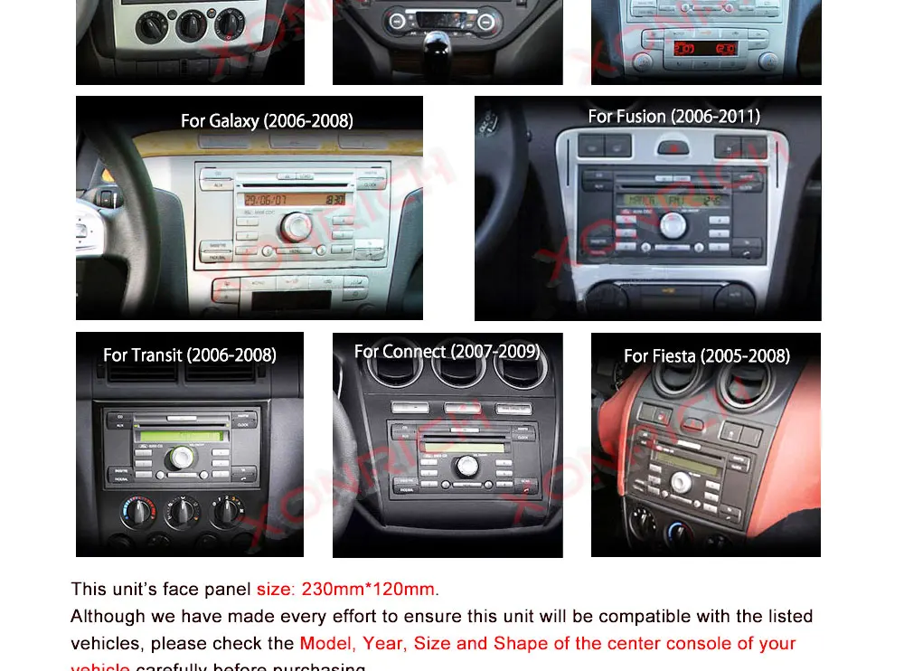 Perfect Autoradio Double Din Android Car DVD GPS Player for FORD Focus II C-Max S-Max Galaxy Fusion Transit Multimedia Stereo Navi DSP 9